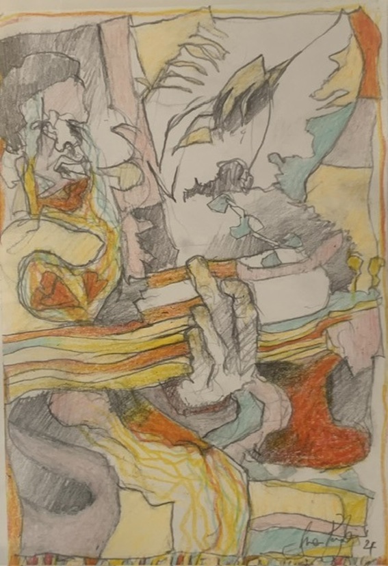 Simon Payton |Ediwn | Warkworth Hotel | Coloured Drawings | McATamney Gallery and Design Store | Geraldine NZ